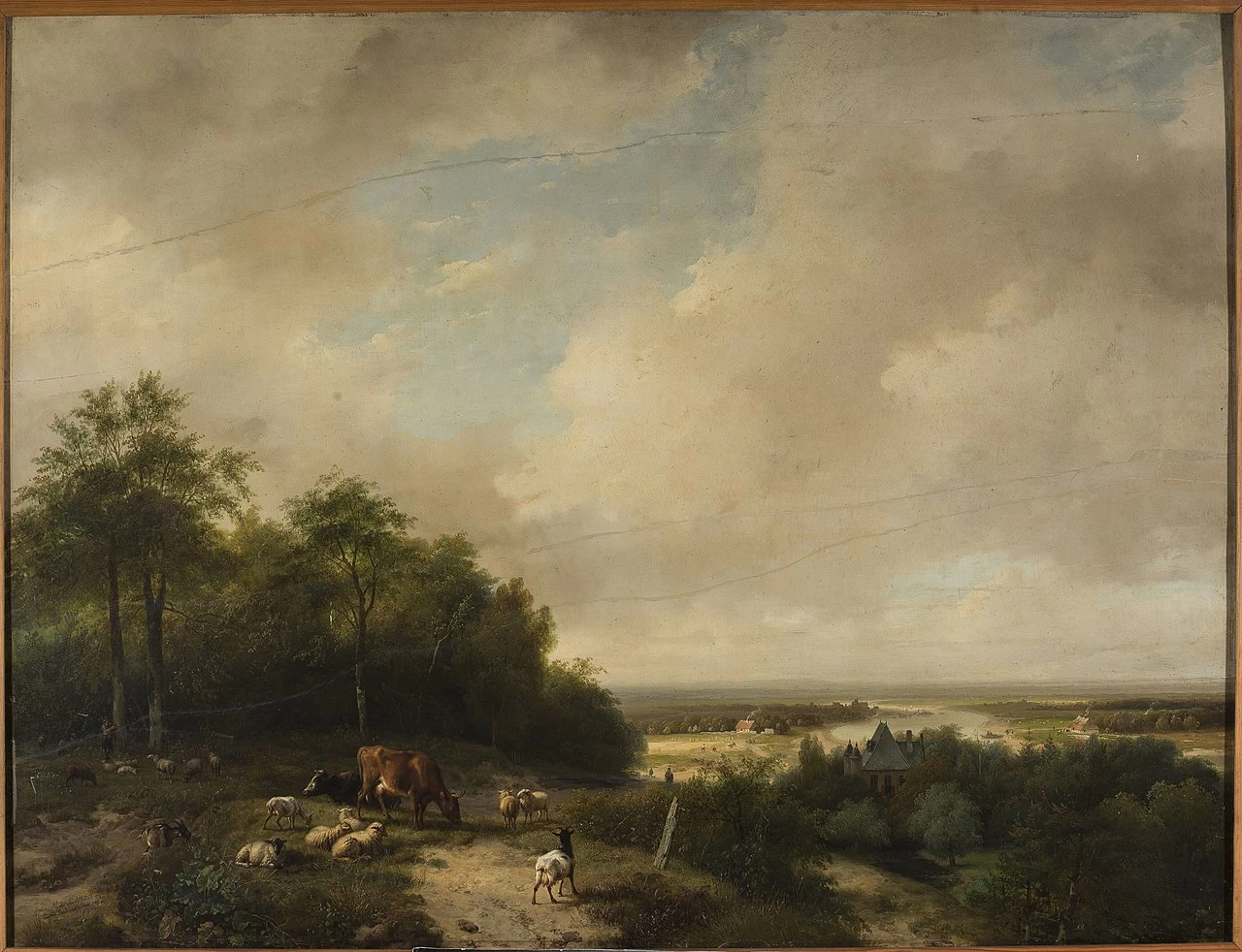 Paesaggio con una mandria ai margini del bosco - National Museum in Warsaw